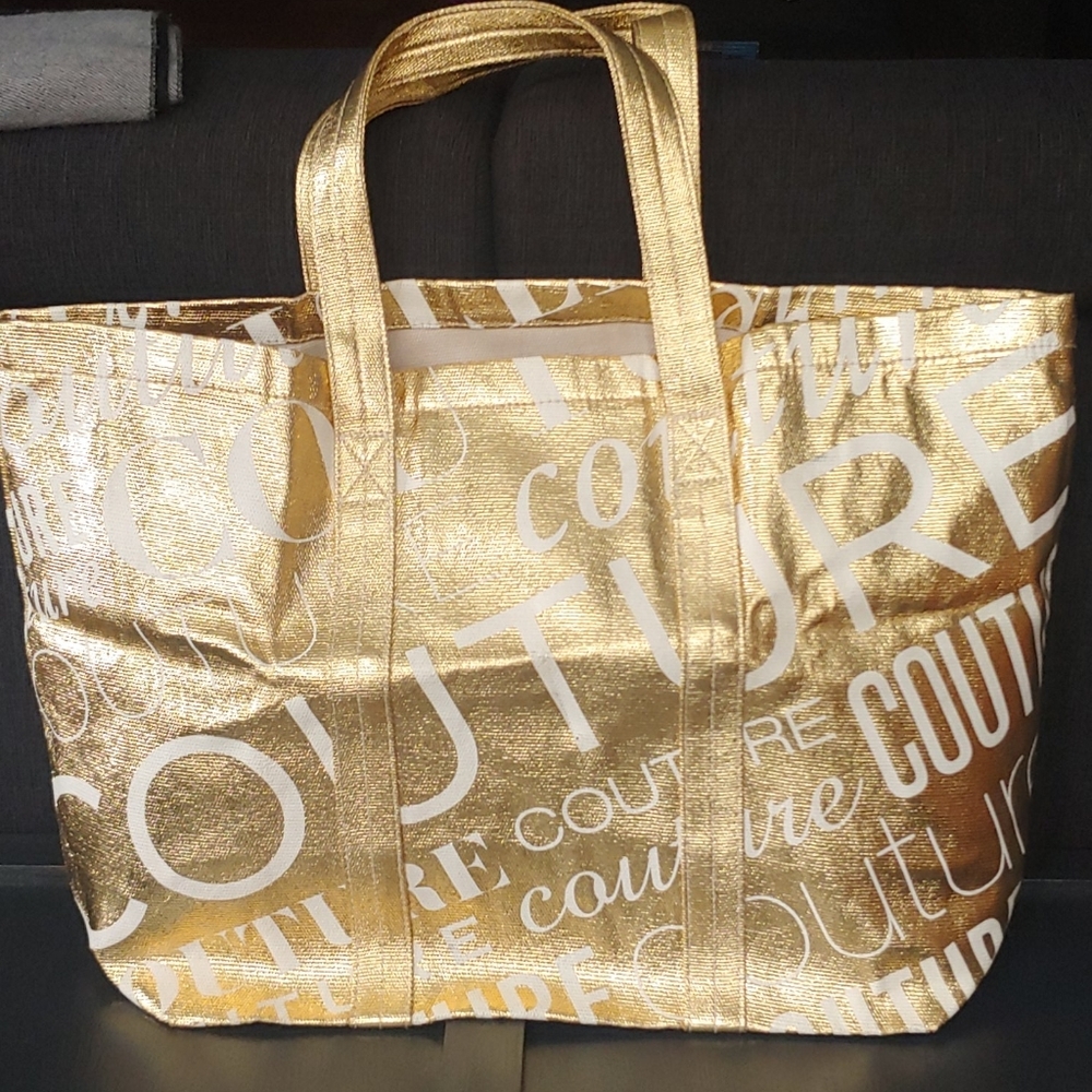 Couture Gold Lame´ tote bag.